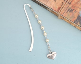 Confirmation Bookmark, Confirmation Gift, Girls Confirmation Day, Swarovski Crystal Bible Bookmark, Confirmation Gift for Girls, Eucharist