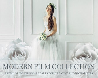 Modern Film Lightroom Presets for Lightroom 4-6 and your Creative Cloud version - vsco - film inspired