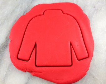 Ugly Christmas Sweater Cookie Cutter Outline #3 - SHARP EDGES - FAST Shipping - Choose Your Own Size!