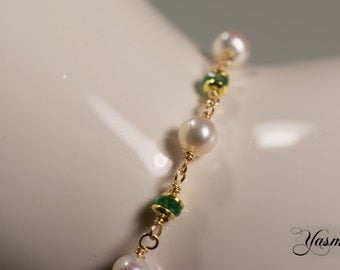 Emerald and Pearl goldfilled