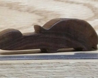 Tobacco pipe, wooden turtle pipe hand carved walnut wood
