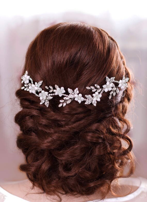 Bridal Hair Jewelery Crystal headband Bridal hair flowers Wedding Headband Wedding Headpiece Rhinestone headpiece Crystal Hair Accessories
