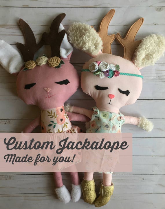 jackalope stuffed toy