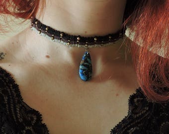 Evy / Collier macramé / Macrame necklace / micro macrame