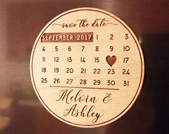 Wooden Save the Date Magnets, Save the Date Magnets, Save the Dates, Wood Magnets, Wooden Save the dates, Wood save the date