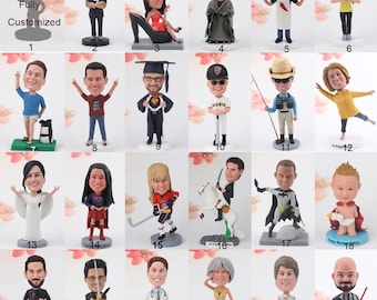 Custom bobblehead based on your photos and ideas, Personalized bobblehead Custom bobble head Custom figurines Custom sculpture Custom statue