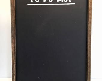 Framed Chalkboard - Chalkboard Sign - Rustic Framed Chalkboard - Rustic Chalkboard - Kitchen Chalkboard - Chalkboard Frame - To Do List
