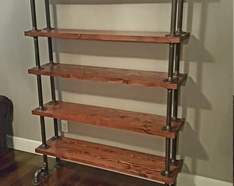 Industrial Pipe Shelves, High Rise Edition