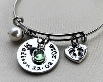 mothers jewelry, personalized mothers jewelry, mothers name jewelry, mothers name and date jewelry, mothers day gift, mothers child name