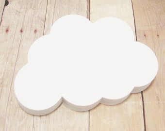 White Cloud Cutouts-Weather Shapes-Baby Shower Decor-Advice Cards-Classroom Decorations-Kids Craft Projects-Scrapbook Cutouts-Paper Clouds