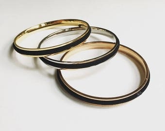 VOGUE FEATURED Hair Tie Bracelet Bangle Design Hair Tie Cuff Hair with Elastic Gold Silver or Rose Gold Bridesmaids Gifts