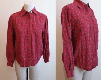 Paisley Button Down Shirt