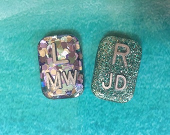 Rectangle Glitter Xray Markers