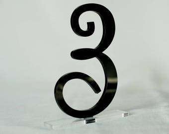 Black table numbers, Wedding Table Numbers, Wedding Table Numbers Set, Wedding Table Decor, Table Numbers, Mirror acrylic Table Numbers