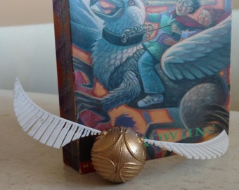 3d Printed Golden Snitch with Wings