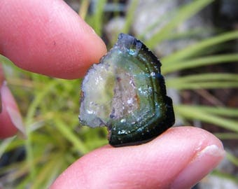 Pink and Green Tourmaline Slice// Polished Tourmaline, Tourmaline Cabochon, Tourmaline Crystal, Jewelry Making, Pink Tourmaline, Stone, Gems