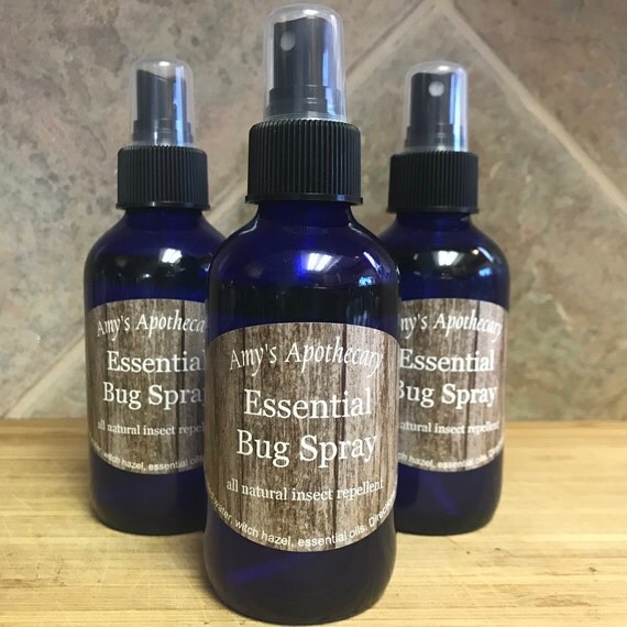 All Natural Insect Repelling Bug Spray with Witch Hazel and