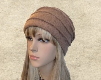 Felted wool beanie, Womens winter hat, Felted hats women, Ladies winter hats, Trendy winter hat, Wool felt beanie, Winter ladies hat