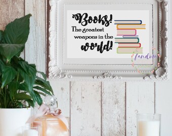 Doctor Who Books Cross Stitch PDF Pattern | Geek Cross Stitch | Doctor Who Cross Stitch Pattern | Books Cross Stitch Pattern