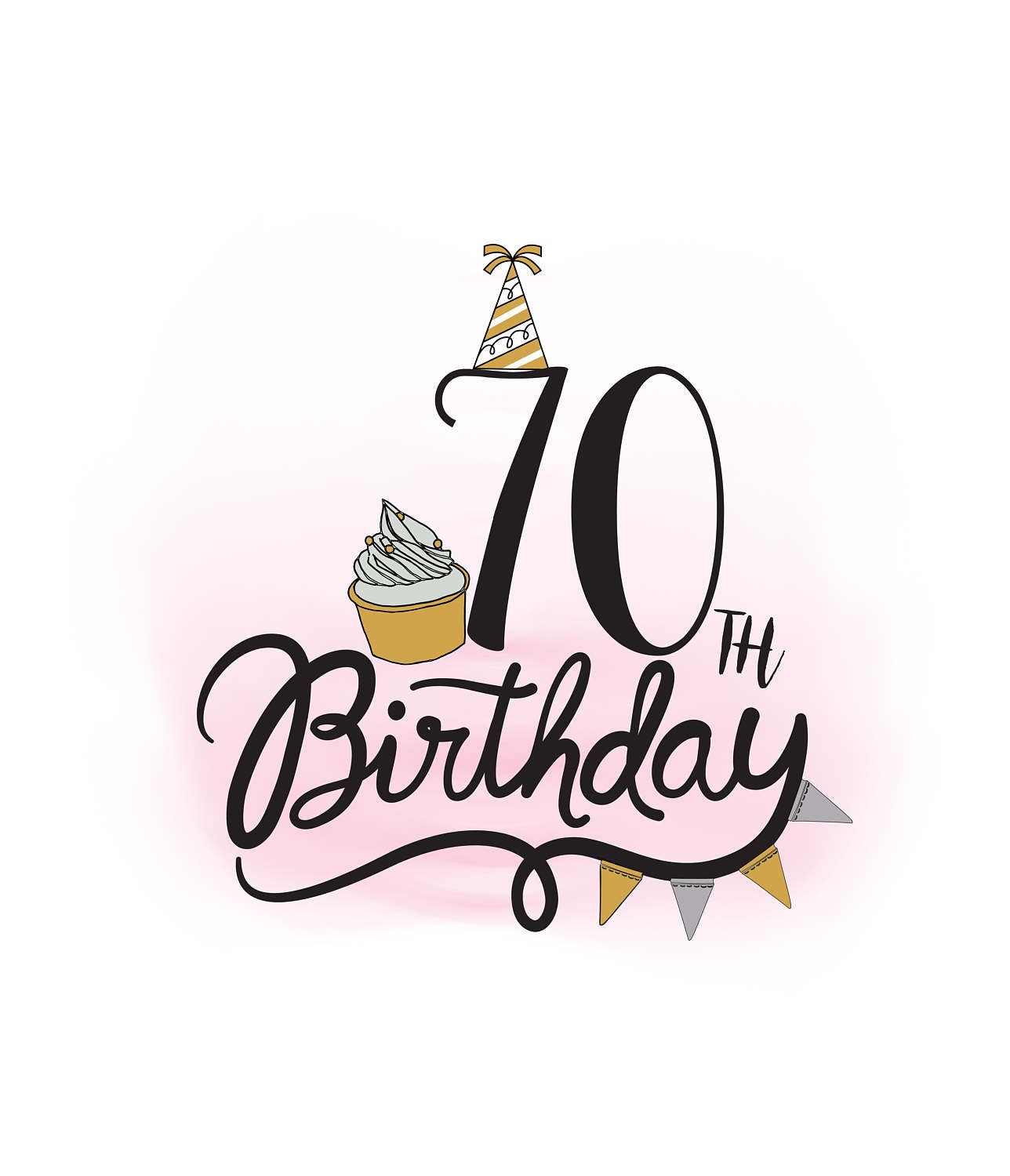 Download 70th Birthday SVG clipart Birthday Quote cupcake svg