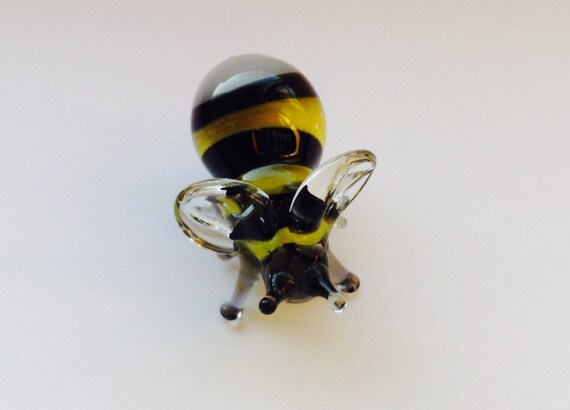 Bumble Bee Glass Figurine