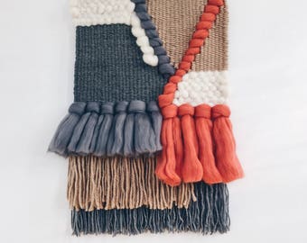 Woven Wall Hanging | Wall Tapestry | Woven Wall Art | Boho Wall Decor | Woven Wall Tapestry | Modern Weaving | Wool Weaving
