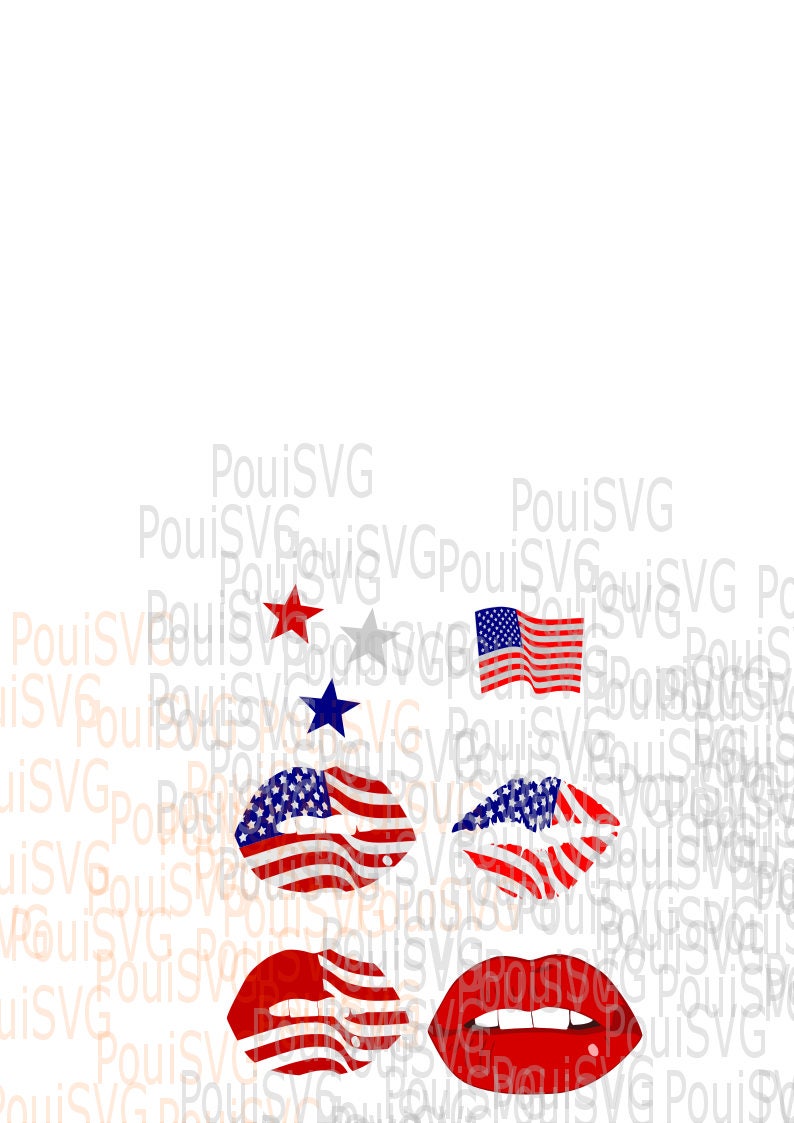 Free Free American Flag Lips Svg 742 SVG PNG EPS DXF File