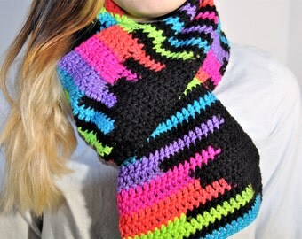 Neon Stripes Scarf
