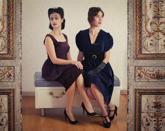 Dress - Burgundy velvet BURDEOS VELVET DRESS