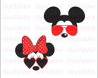 Minnie Mouse svg minnie mouse svg sunglasses minnie mouse sunglasses svg disney svg files for Cricut Vector Cut Files svg png eps dxf Silhou