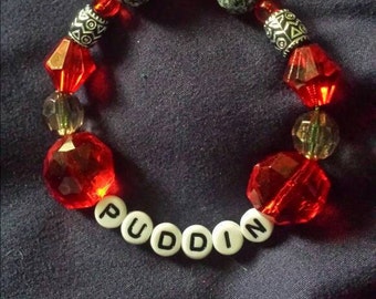 DD/lg "Puddin" Harley Quinn Inspired Bracelet