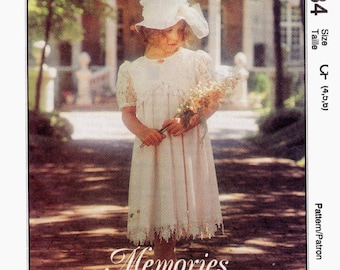 Girls Special Victorian Dress - Flower Girl, Easter -McCall’s 8184 Sewing Pattern - Vintage style dresses- US Sizes 4 -5 -6
