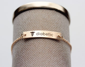 Children's Medical Alert Bracelet - Medical ID Bracelet / Custom Engraved Medical Bracelet / Personalized ID Bracelet, Medical ID,