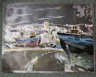 Vernon Ward foil print Low Tide