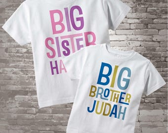 big sister big brother t shirts