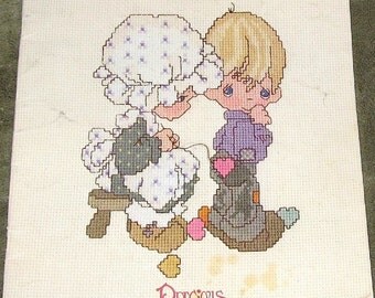 Gloria and Pat Precious Moments Cross Stitch Pattern Leaflet Book PM2 Copyright 1981 24 Pages 17 Charts Graduation Wedding Holiday Religious