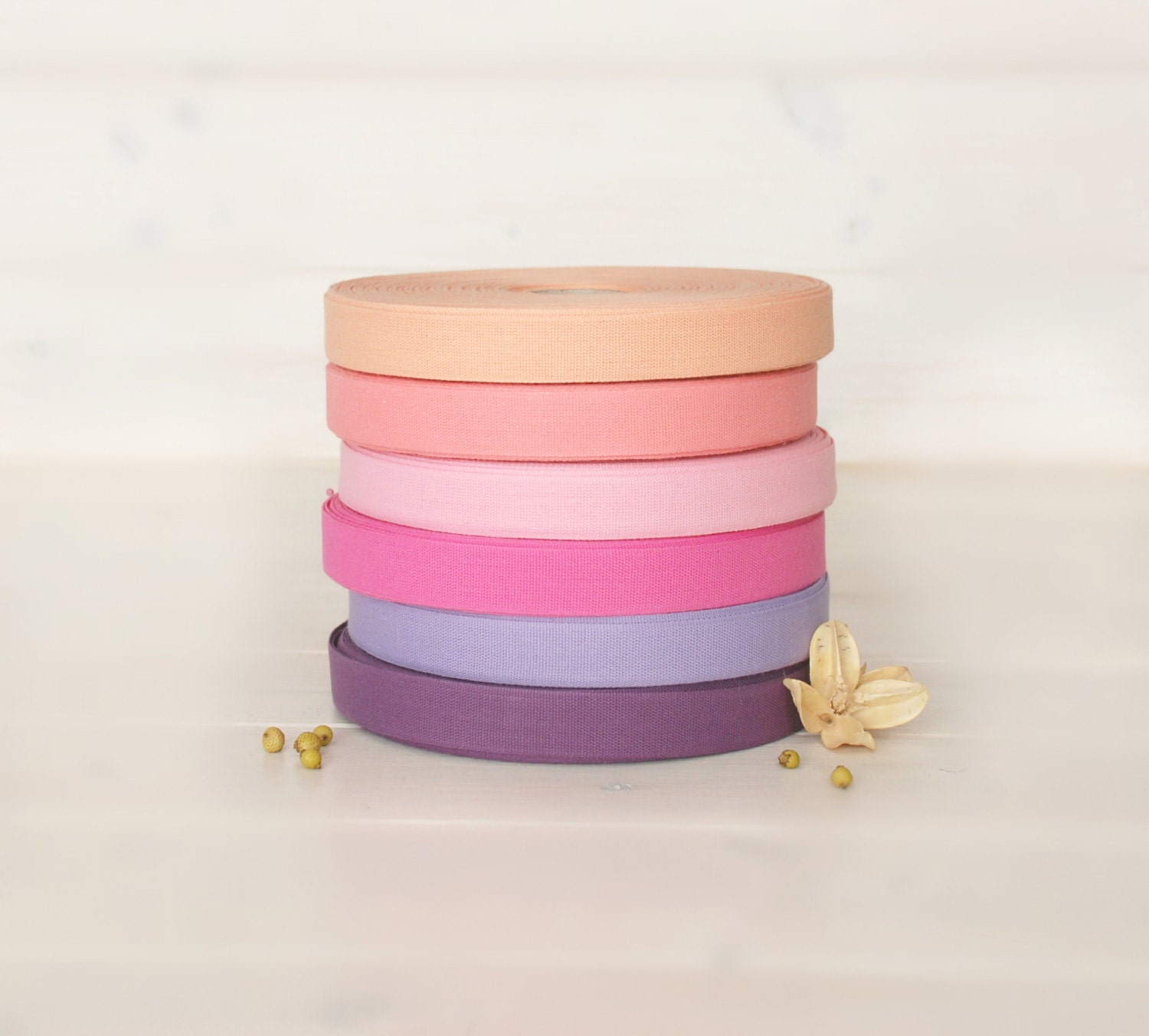 Cotton Ribbon By the Yard 100 Cotton Ribbon from Italy