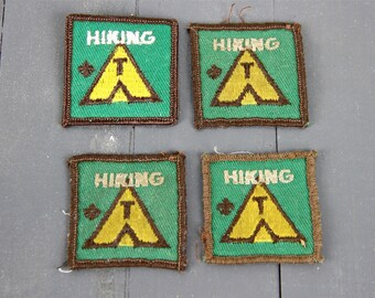 Vintage Patches Outdoors Hiking Patches Cabin Decor Vintage Girl Scouts Boy Scouts Wilderness Explorer Travel Adventure Sew On Patches