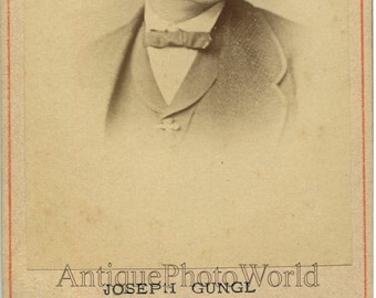 Joseph Gungl Hungarian composer antique CDV photo Hungary