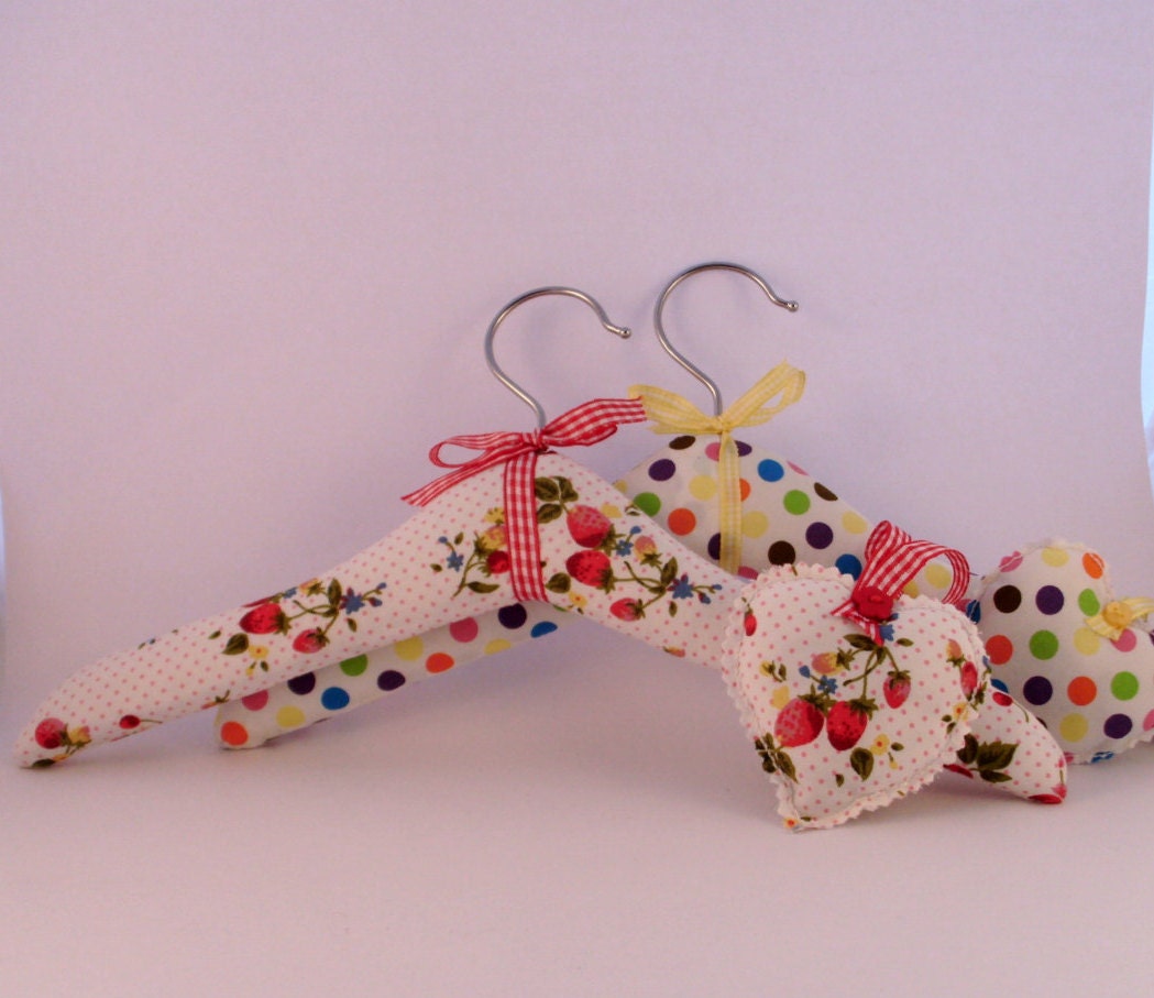 Padded coat hanger fabric coat hanger kids coathanger