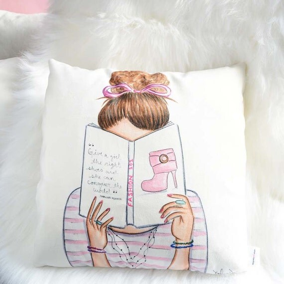 Teen pillows Teen girl room décor Accent pillow Fashion