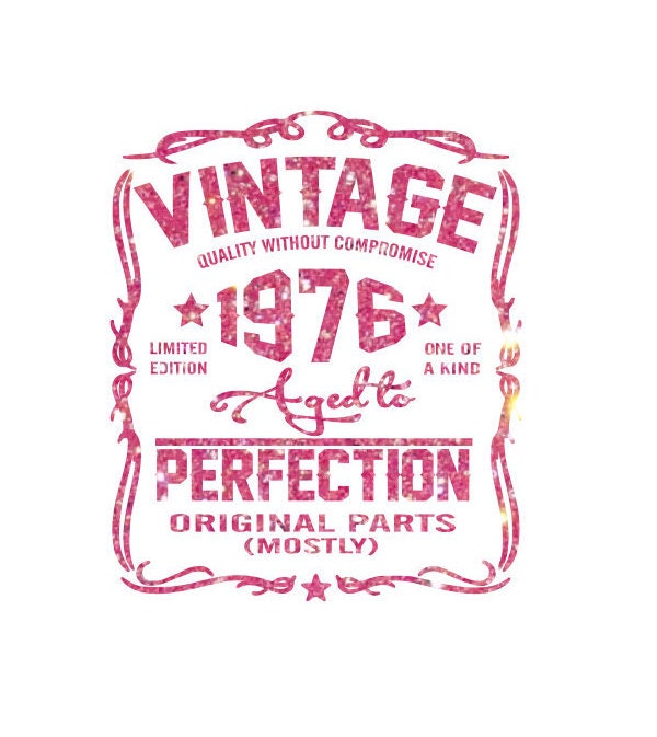 Download Vintage 1976 SVG File Aged to Perfection by ...