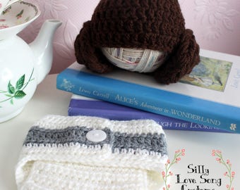 Princess Leia Hat & Diaper Cover Set for Newborn - Star Wars - Photos - Photographers Stash - Coming Home