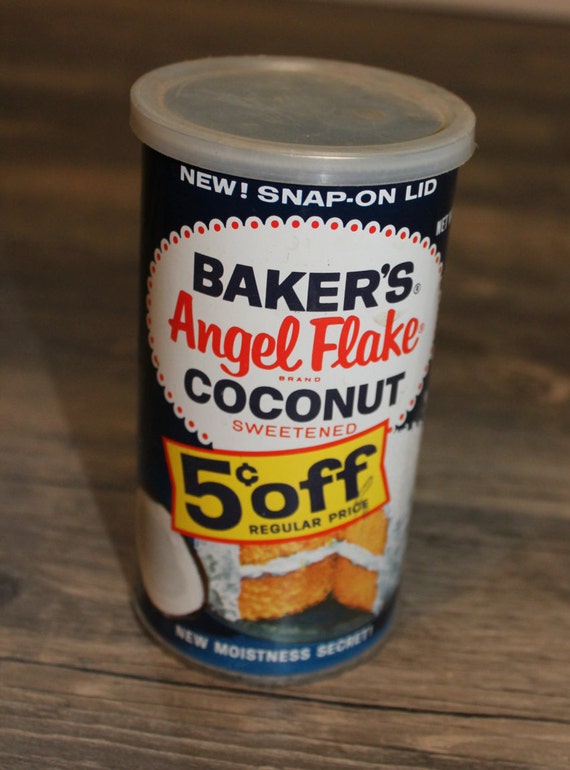 baker's angel flake coconut can