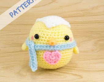 DIY Easter Chick Crochet Pattern - Crochet Chick Pattern - Crochet Easter Pattern - Chick Amigurumi Pattern - Easter Decoration Pattern