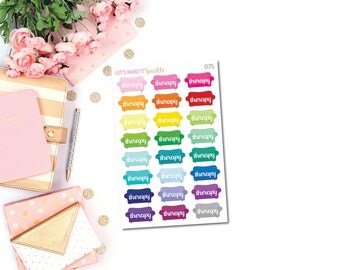 Therapy Planner Stickers // 075