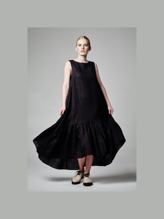 Long Ruffle Dress