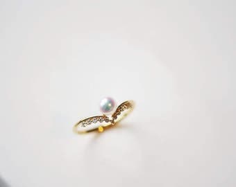 pearl engagement ring akoya pearl ring pearl wedding ring 18k gold pearl engagement ring 14k rose - Pearl Wedding Ring Sets pearl engagement ring akoya pearl ring pearl wedding ring 18k gold pearl engagement ring 14k rose - Pearl Wedding Ring Sets