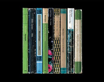 Bob Dylan 'Desire' Album As Books Poster Print - Literary Music Poster - Home Decor - Penguin Book Poster - Gift