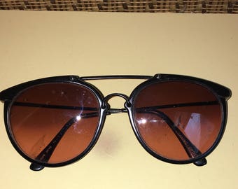Vintage 70's Rose/Amber Lens SERENGETI By CORNING Optics DRIVER'S Sunglasses